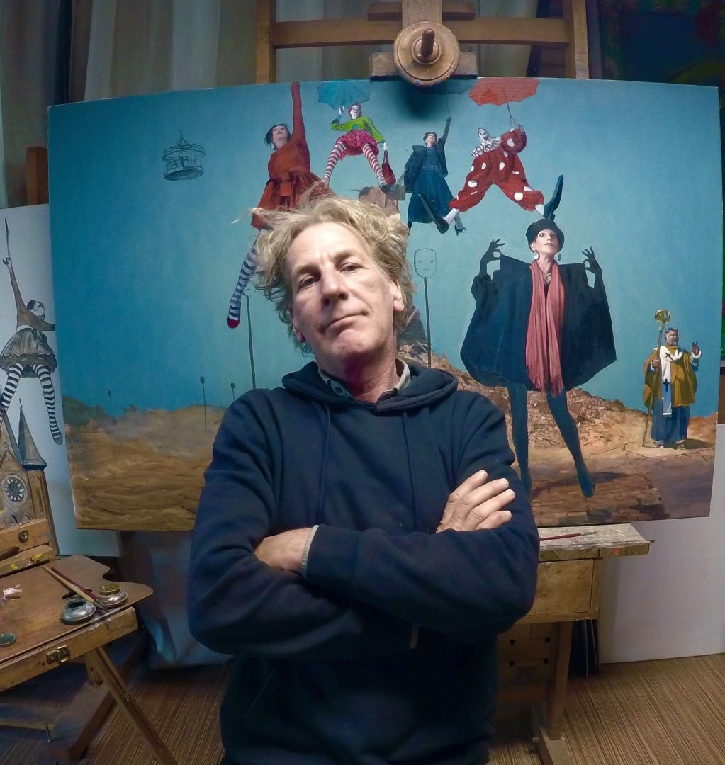 Foto bij artikel: BEROEPSKUNSTENAAR ROELAND VAN DER KLEY UIT HOEK