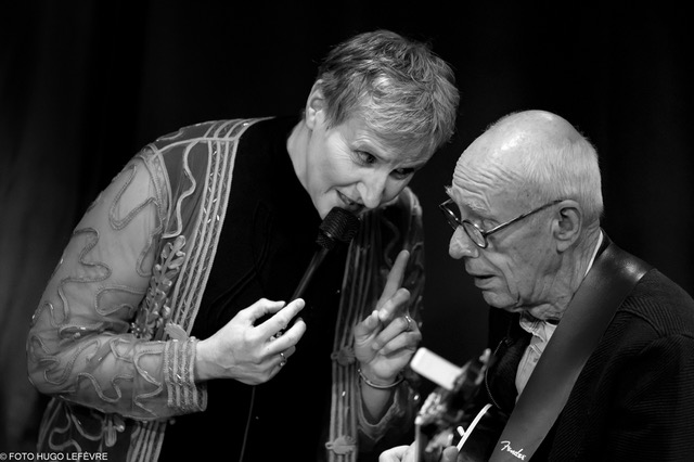 Foto bij artikel: JAZZ-ZANGERES PATRICIA MULDER & GITARIST TONNIE KRIJGER