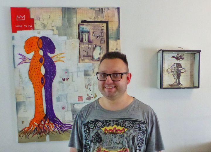 Foto bij artikel: KUNSTENAAR PIETER BAS UIT ASSENEDE