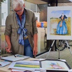 ‘MEET & GREET’ MET AQUARELLISTE RINA DE KORTE