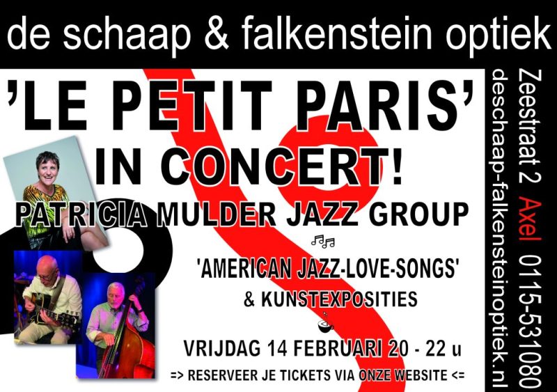 ‘Le Petit Paris’ in Concert! – Patricia Mulder Jazz Group